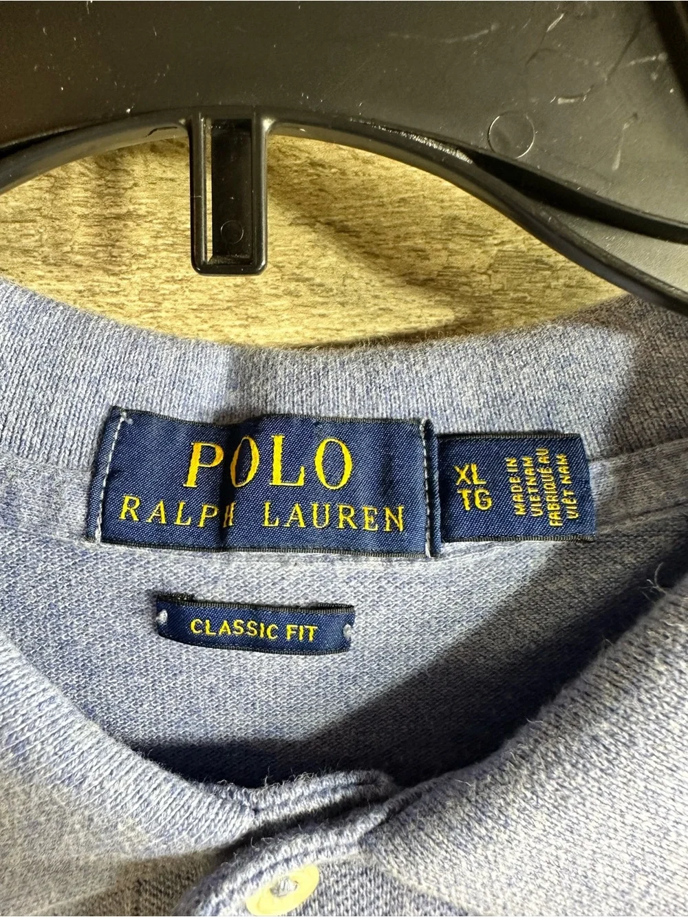 Polo Ralph Lauren Men's Long Sleeve Classic Fit Polo Shirt Blue XL/TG